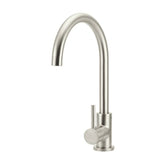 Meir Round Kitchen Mixer Tap Brushed Nickel